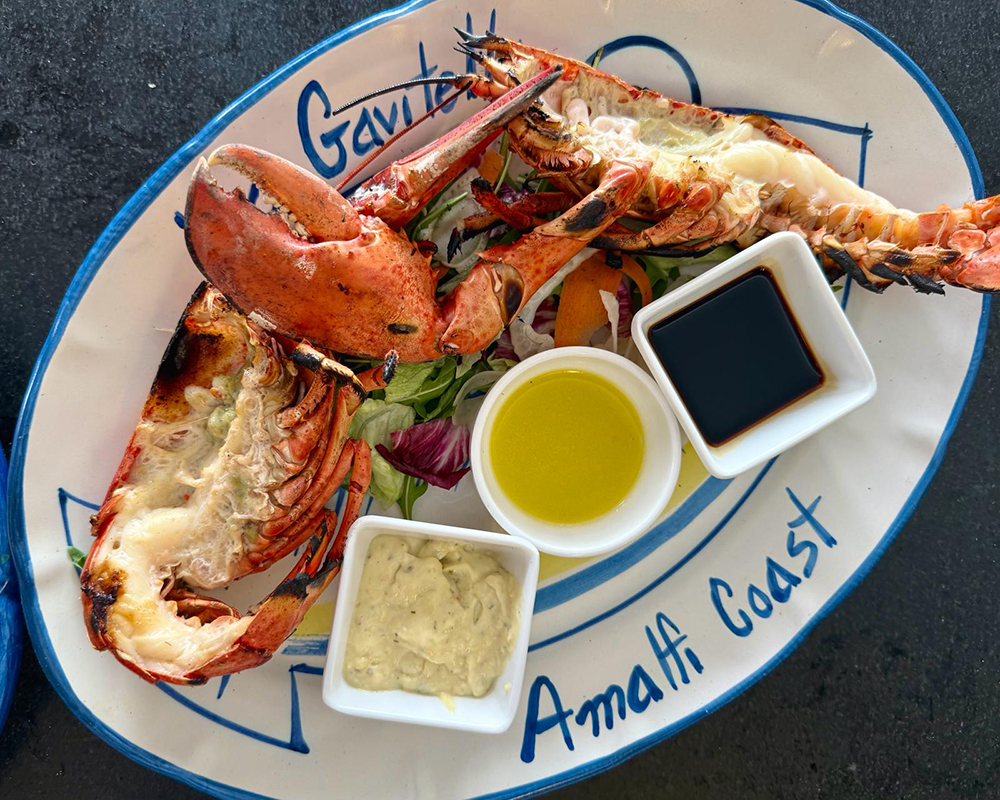 Grid Lobster in Amalfi Coast